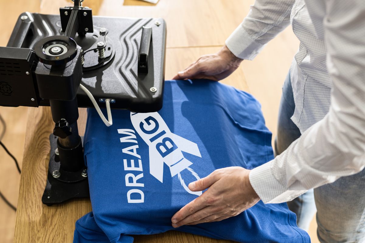 Impression sur t-shirts.