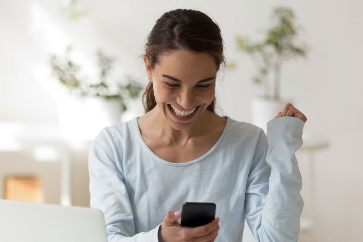 A picture of someone smiling.