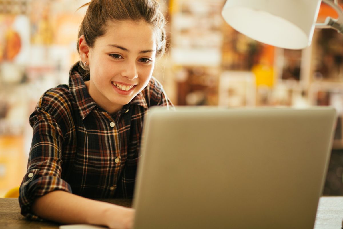 A picture of someone smiling.