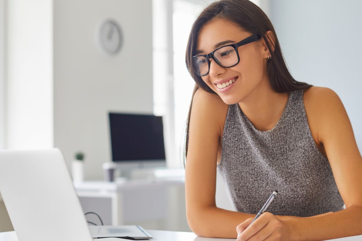 A picture of someone smiling.