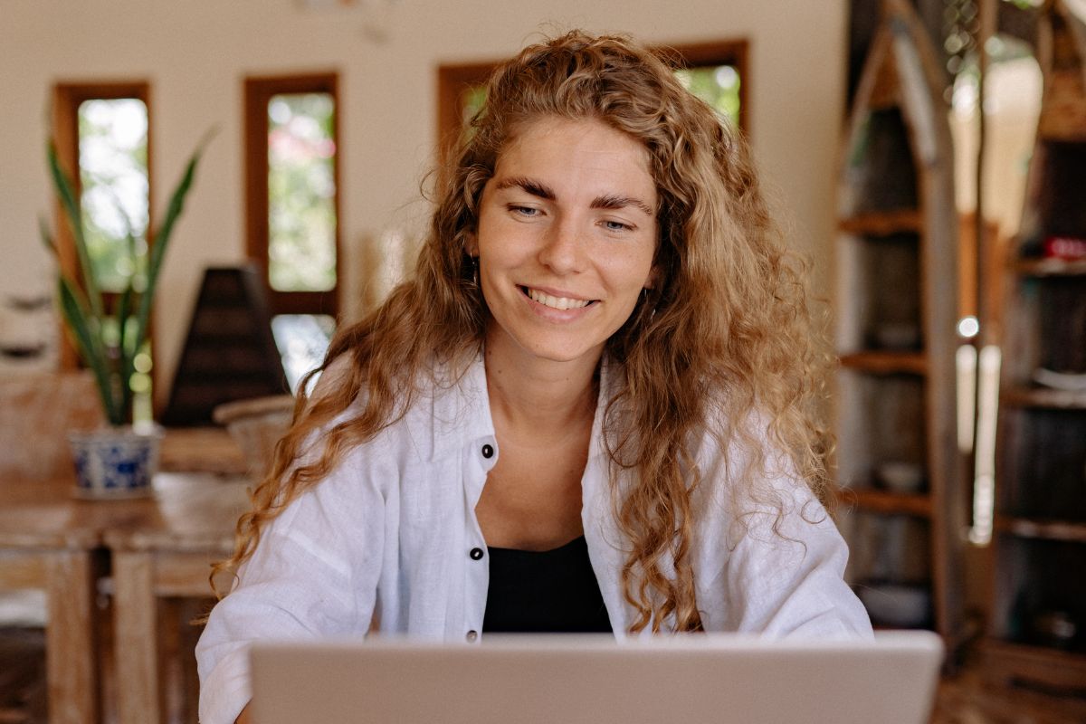 A picture of someone smiling.