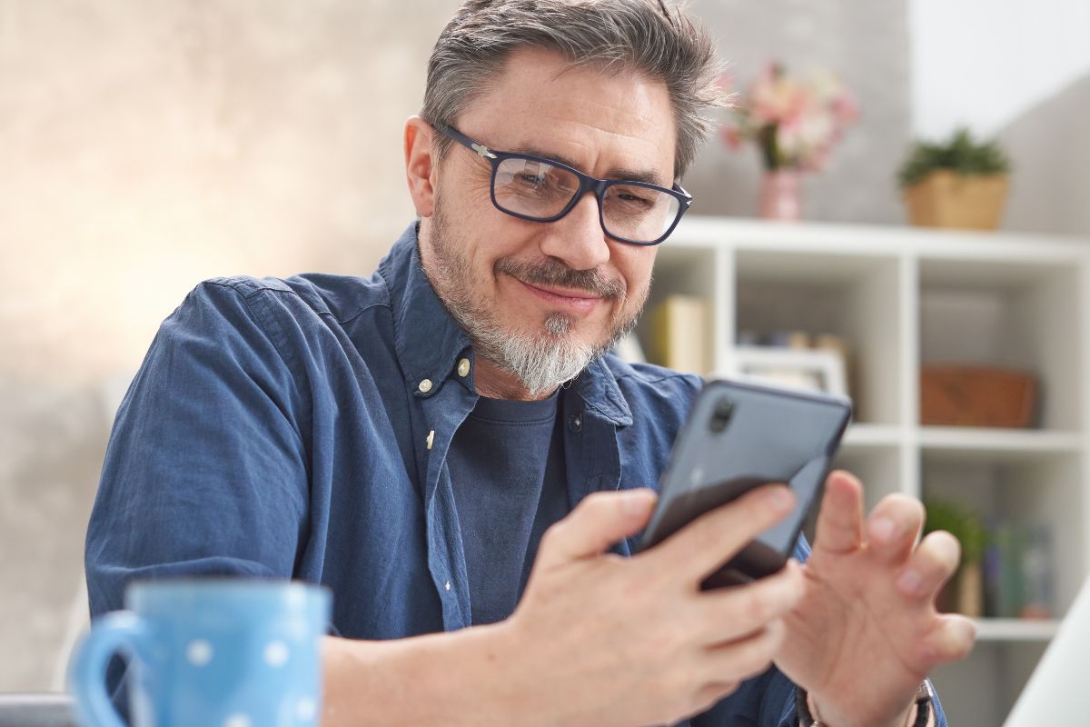 A picture of someone smiling.