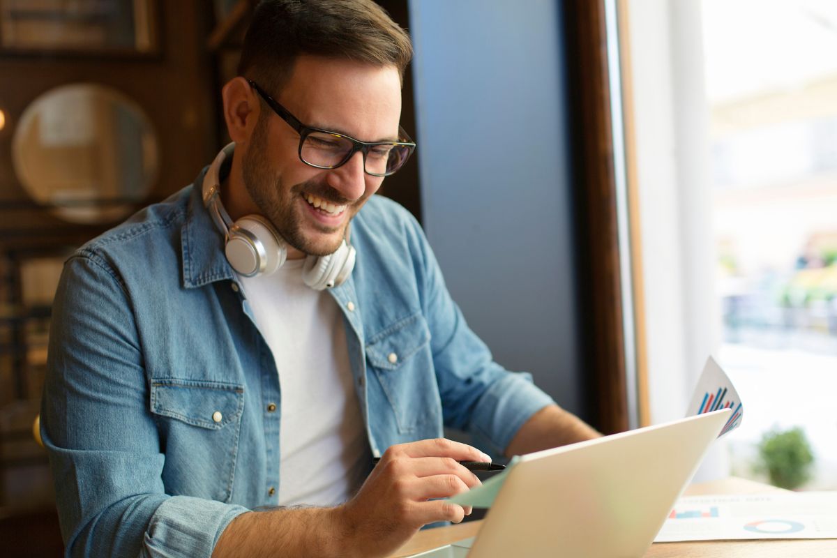 A picture of someone smiling.