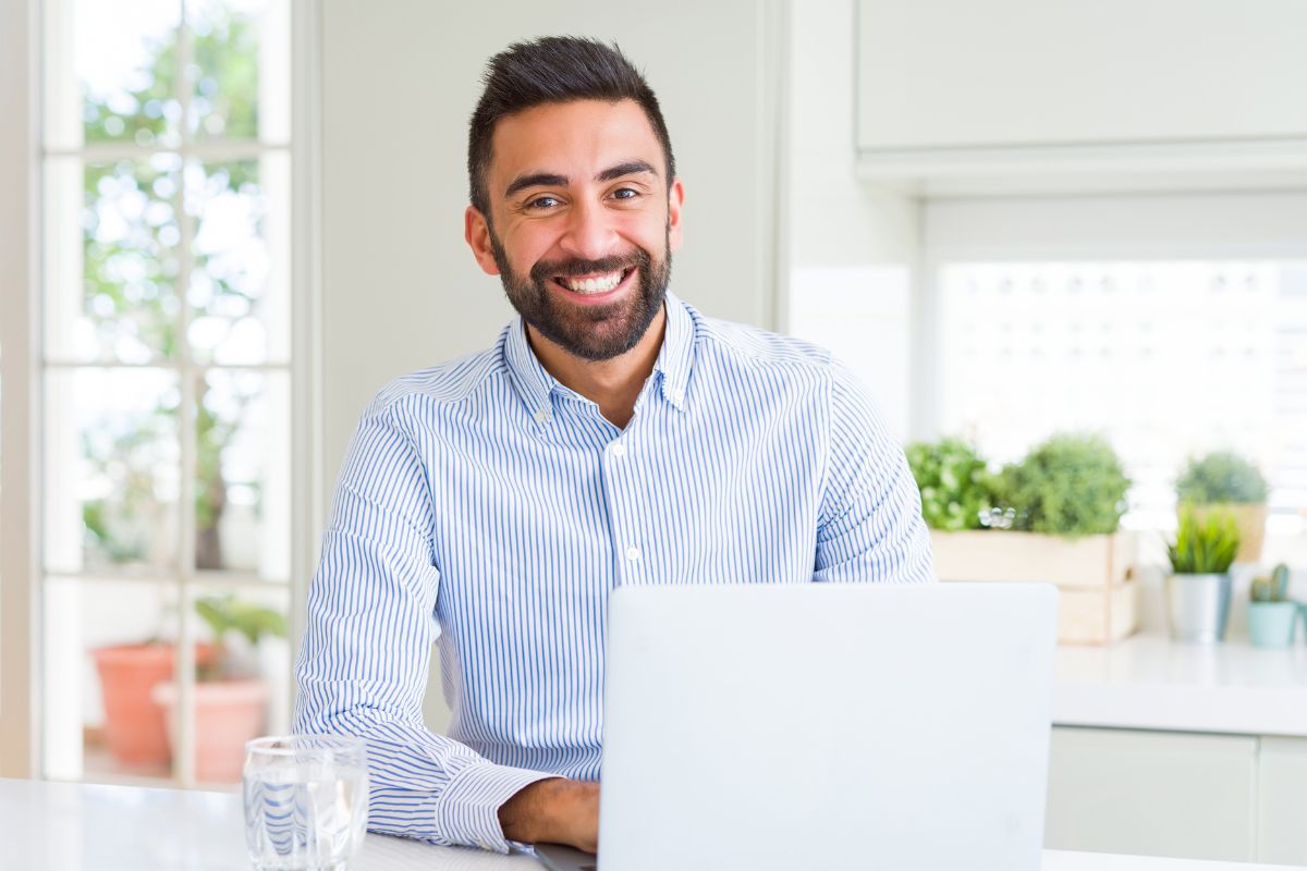 A picture of someone smiling.