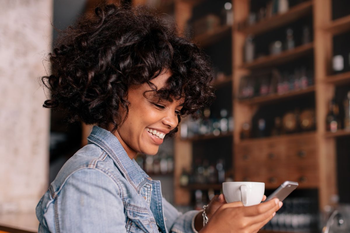 A picture of someone smiling.