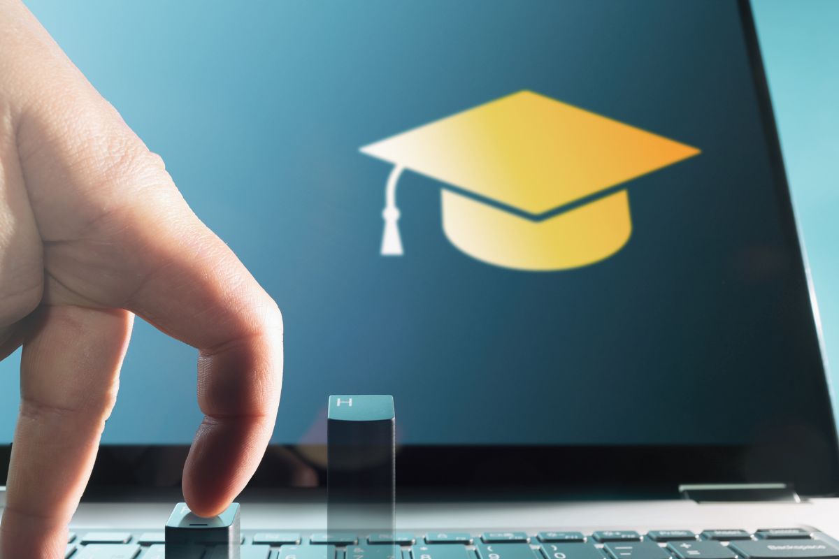 Une image de cours en ligne.