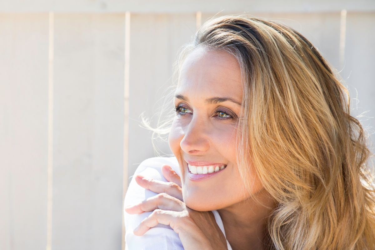 A picture of someone smiling.