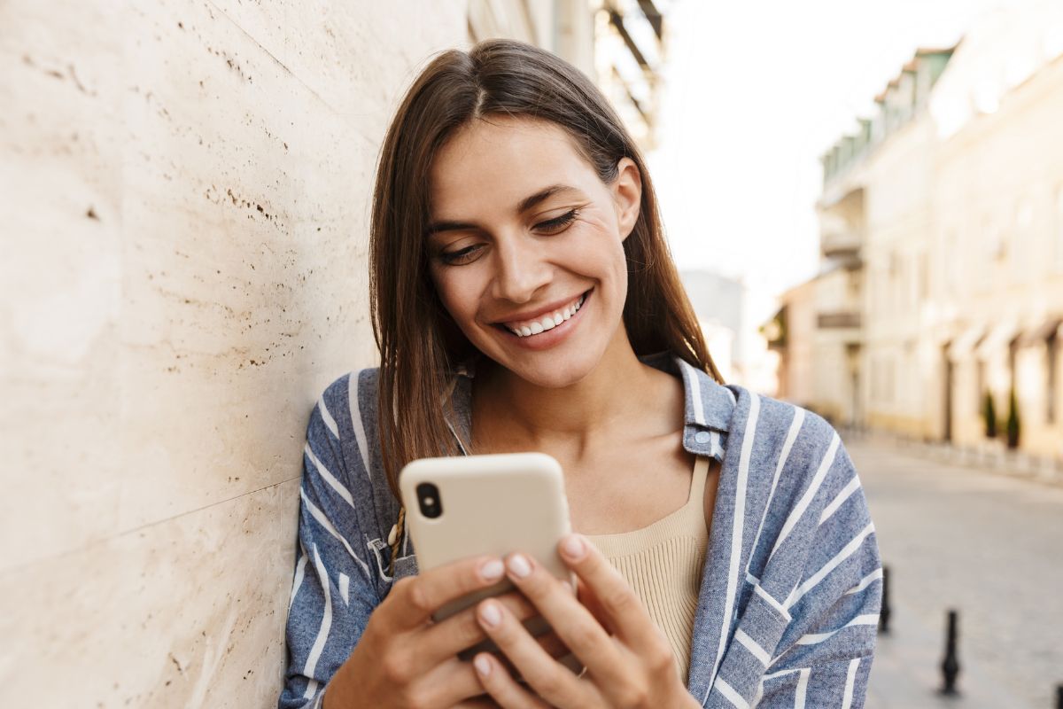 A picture of someone smiling.