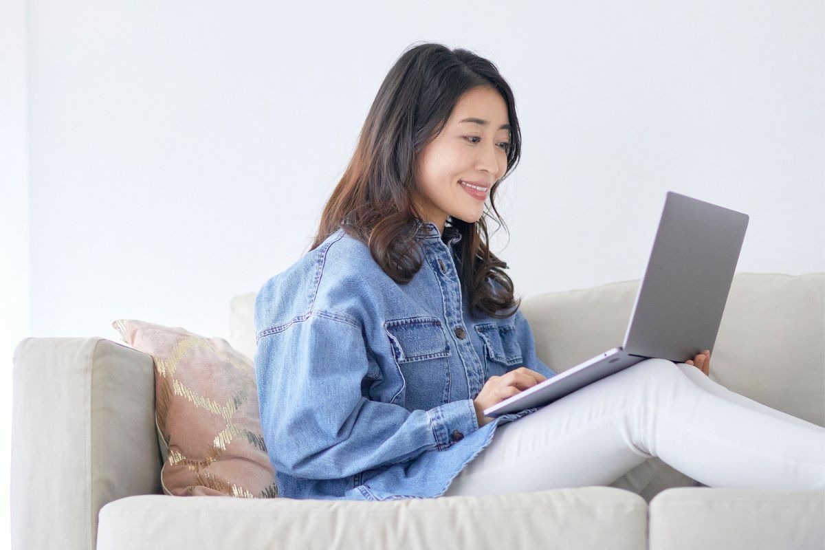 A picture of someone smiling.