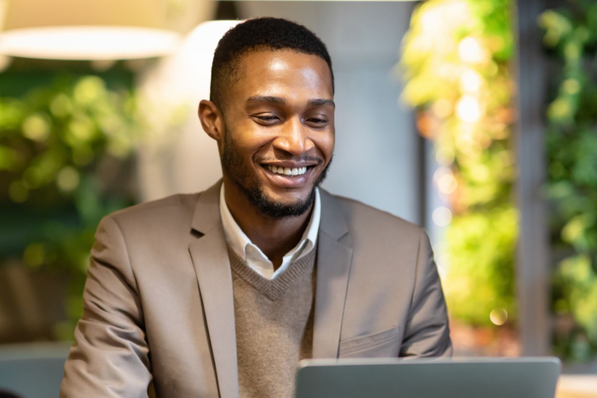 A picture of someone smiling.