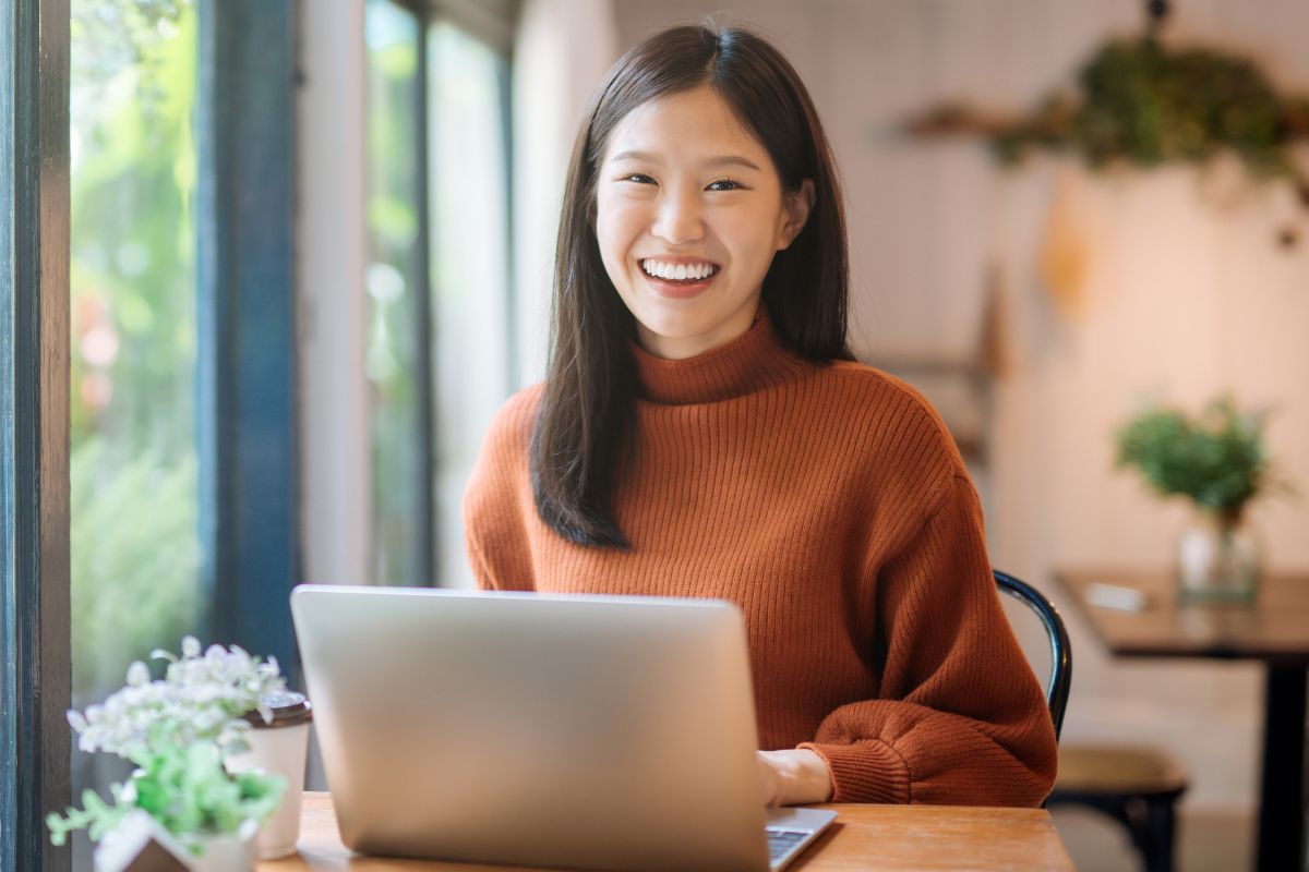 A picture of someone smiling.