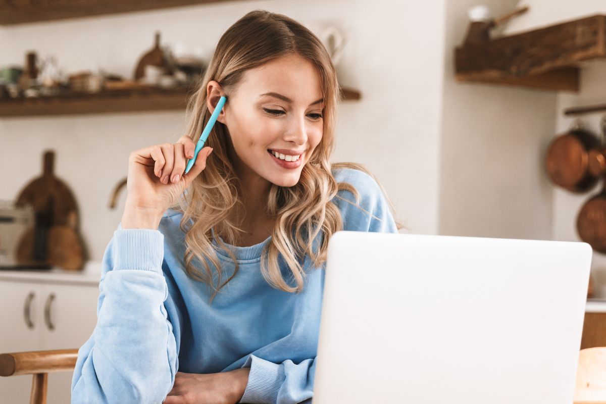 A picture of someone smiling.