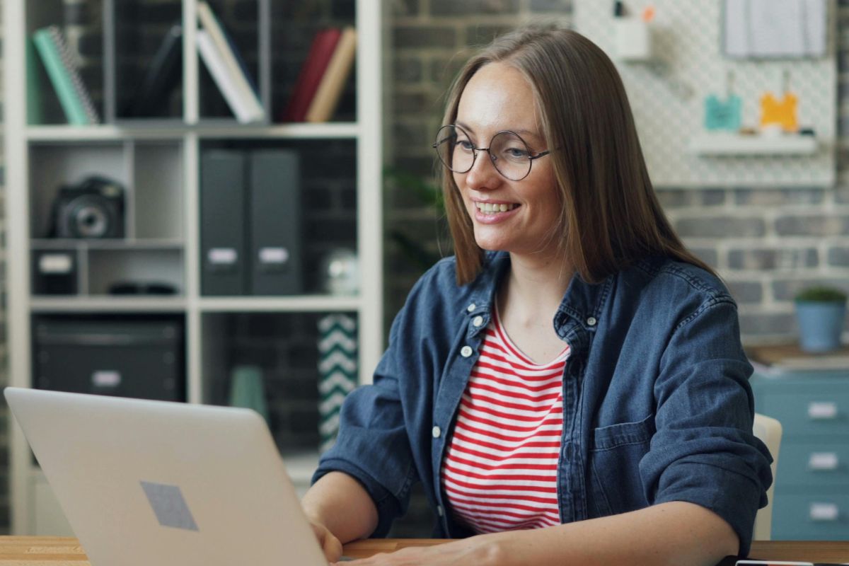 A picture of someone smiling.