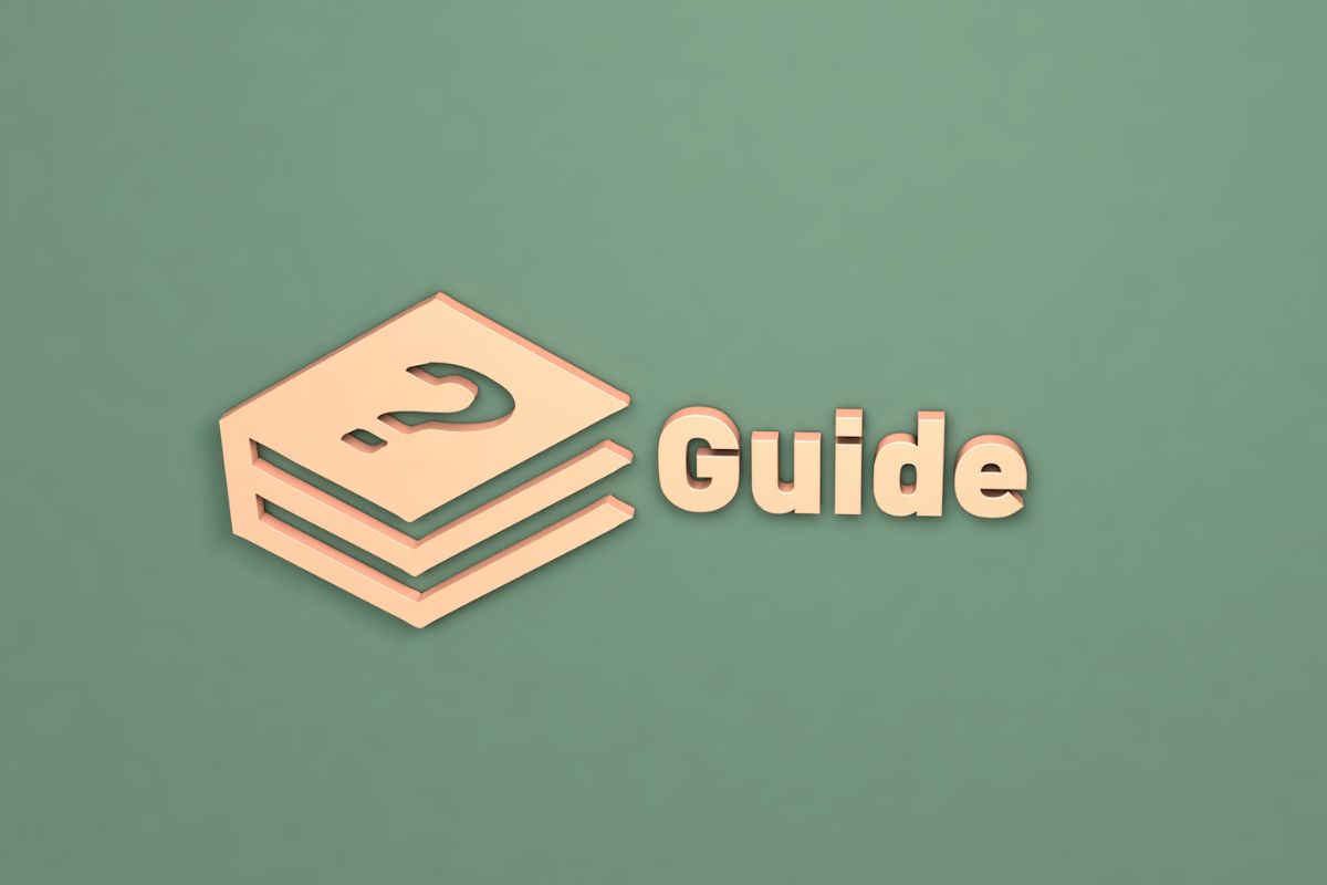 A picture of a question mark icon and a guide wording.
