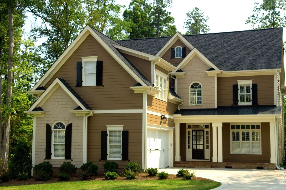 A picture of a beautiful house.