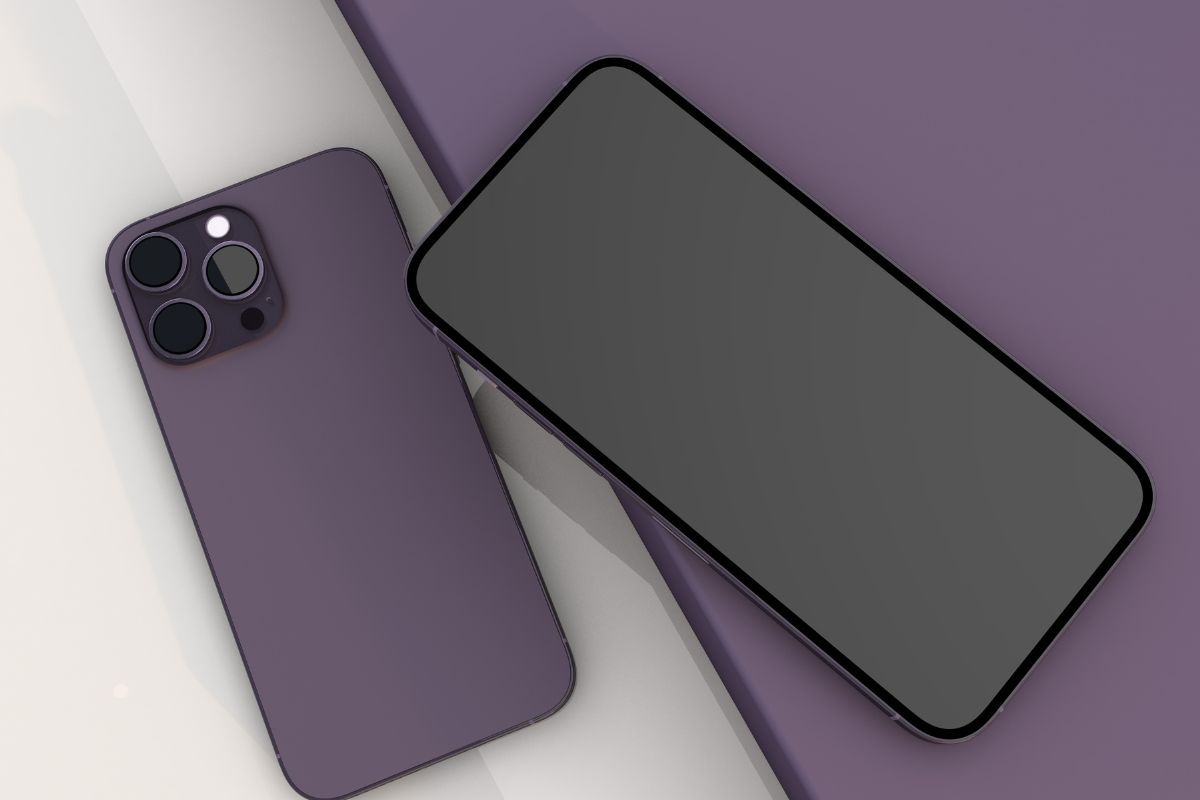 A picture shows two phones.