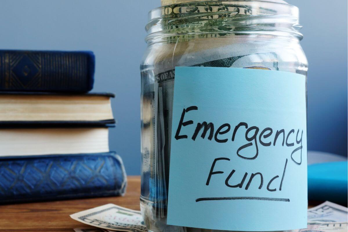 A picture of an emergency fund.
