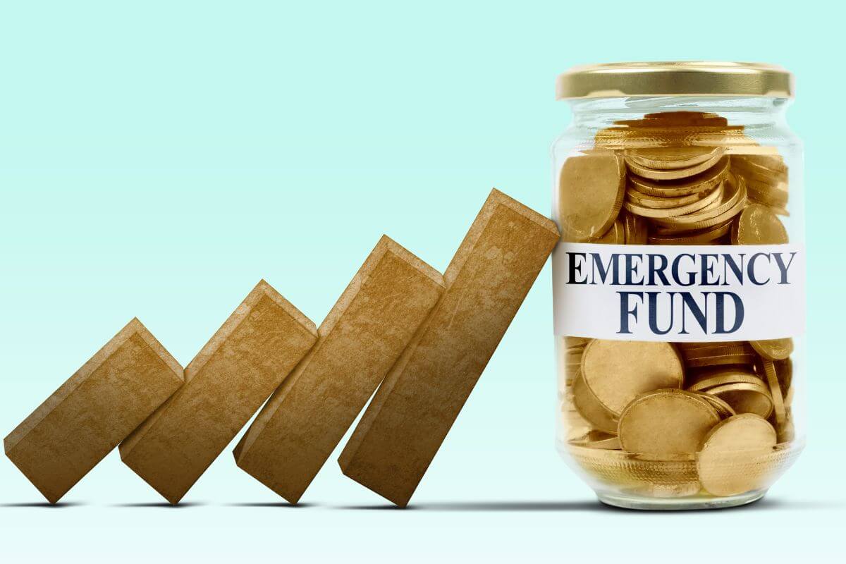 An image shows an emergency fund.