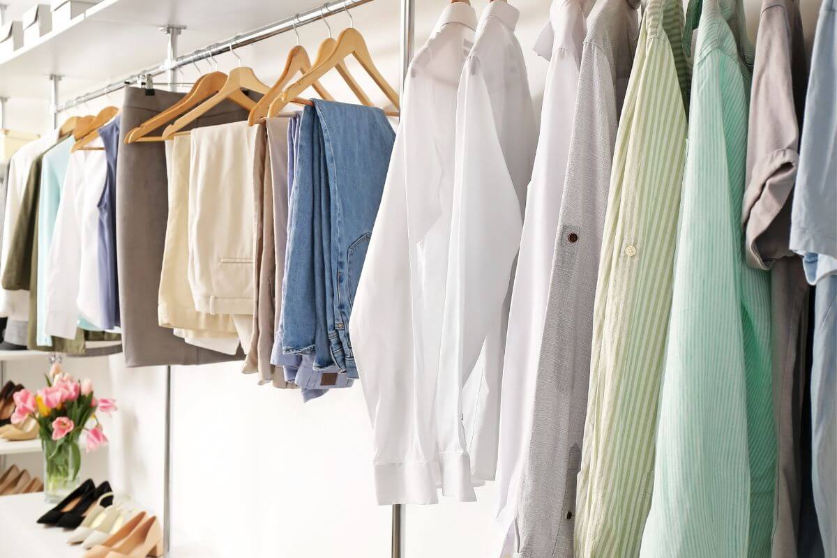 An image of a cozy wardrobe.