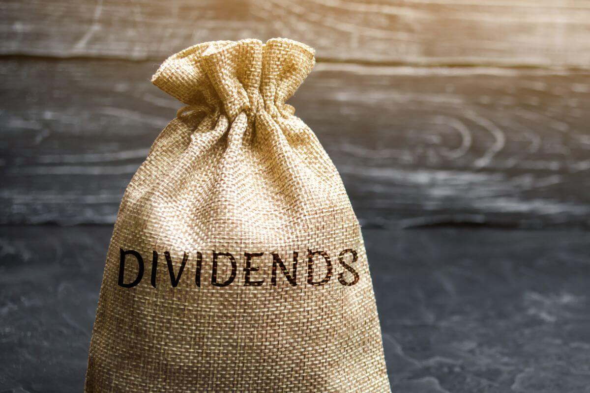A picture of money from dividends. 