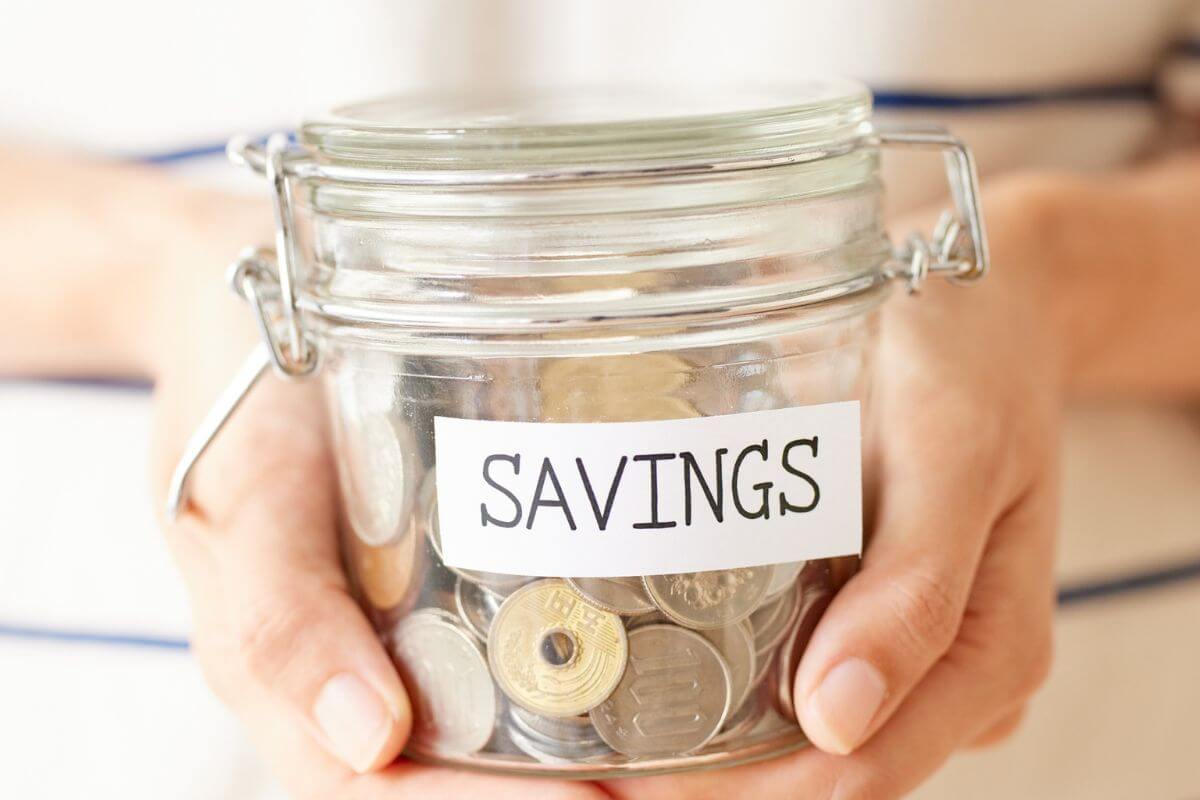 A picture of someone saving.