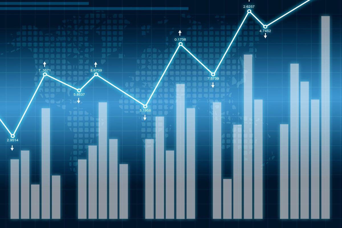 A picture of a growing chart.