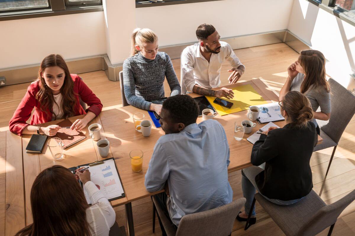 A picture of a workshop.