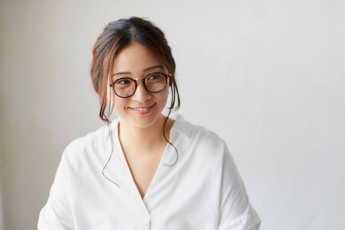 A picture of someone smiling.