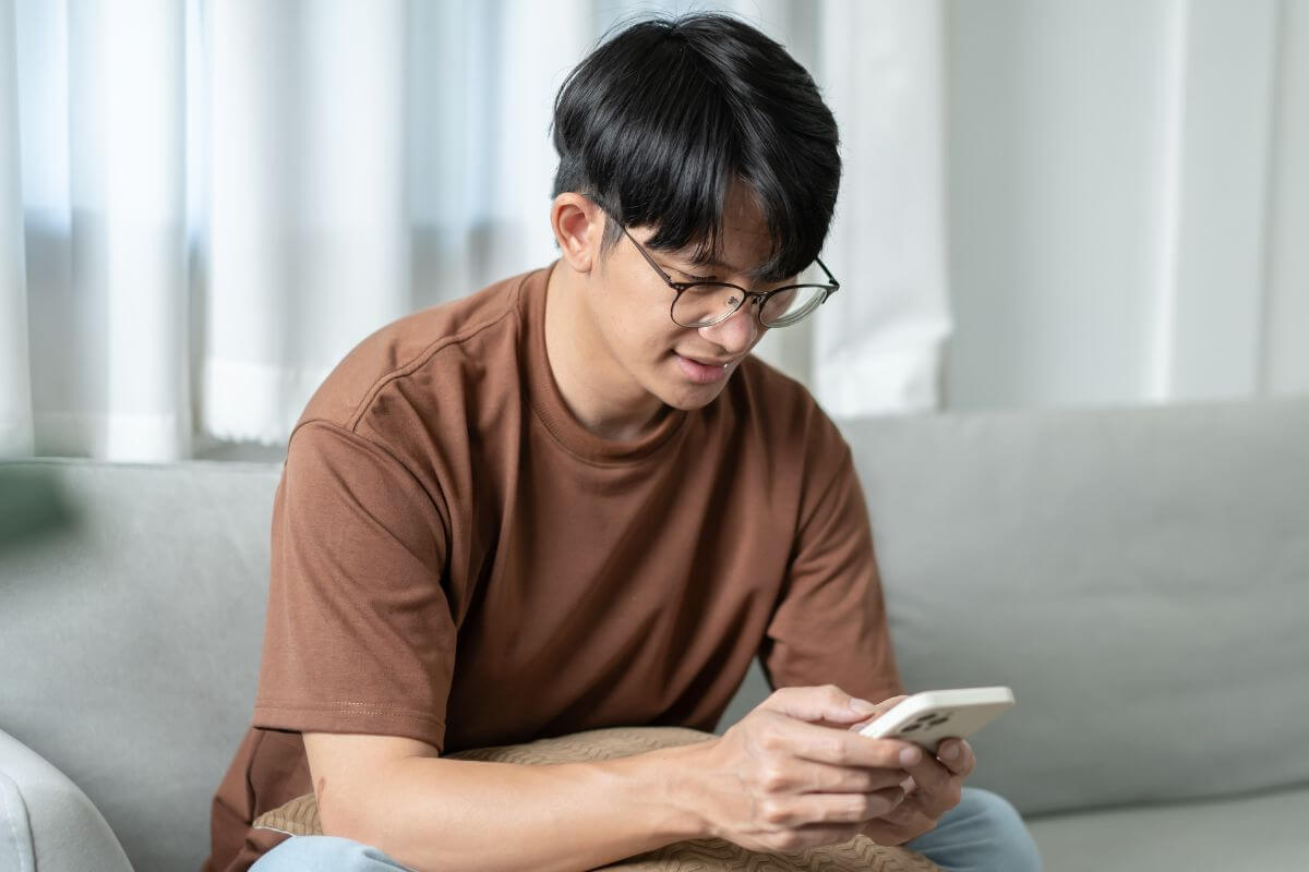 A picture of someone smiling.