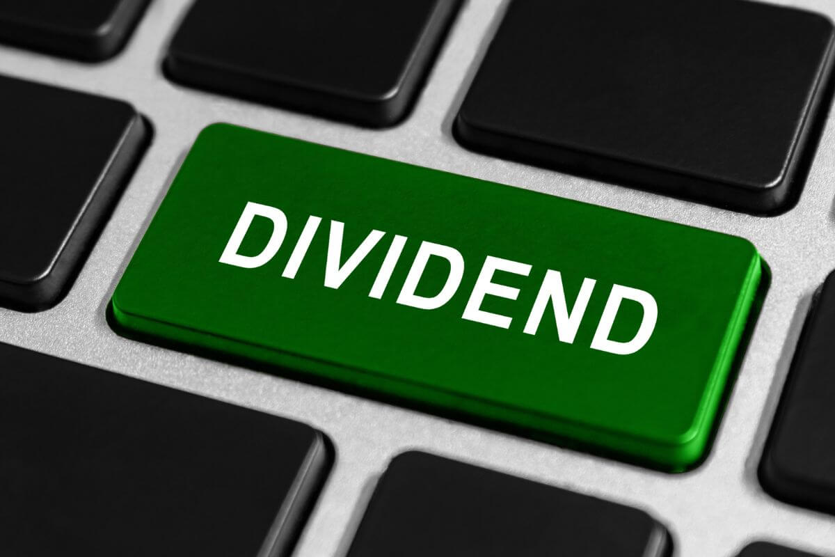 A picture of a dividend button.