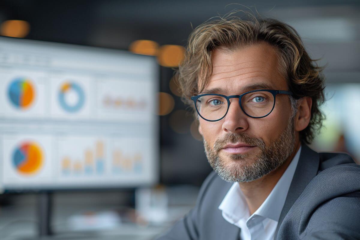 A picture of a smart investor.