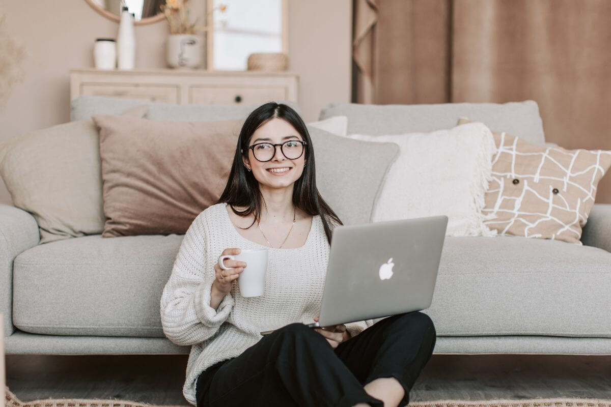 A picture of someone smiling.