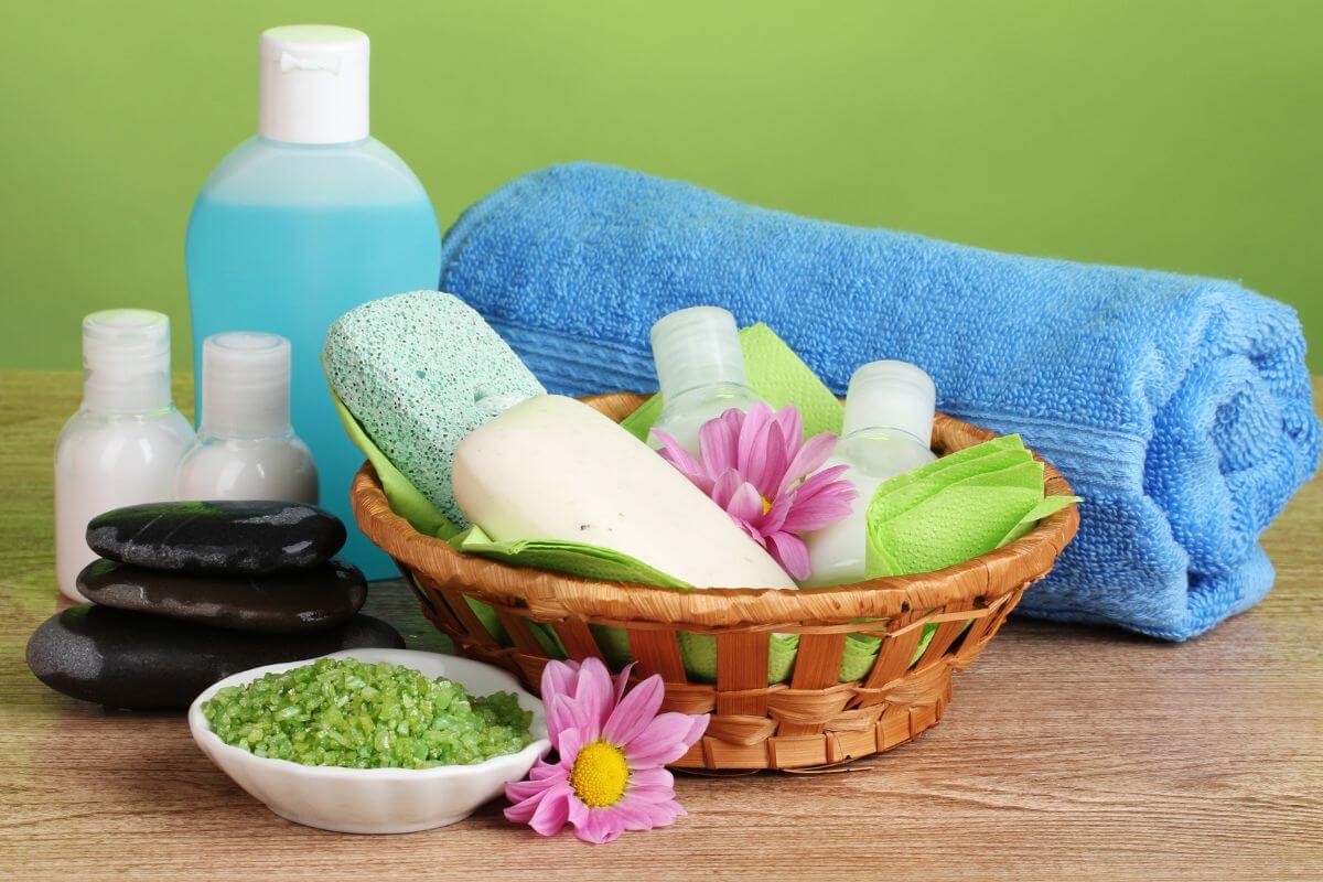 An image shows spa kits.