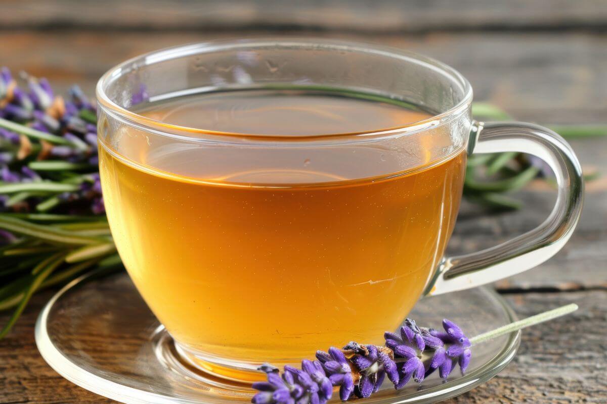 A picture of a herbal tea.