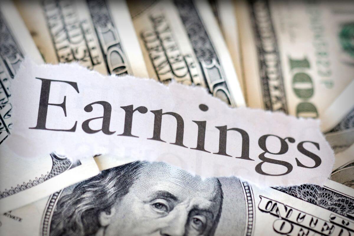 A picture of money earnings.