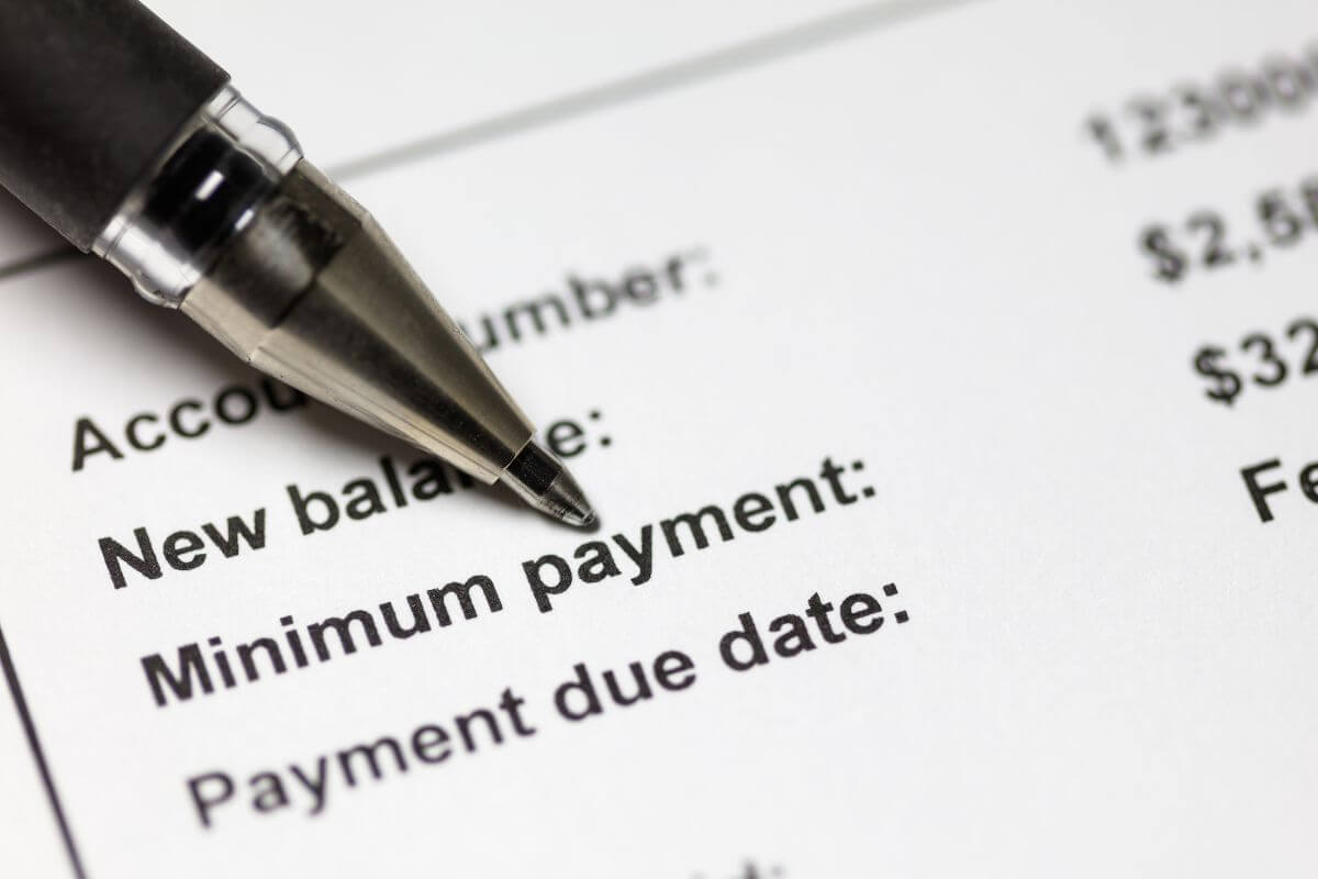 An image of a paper focusing on minimum payment.