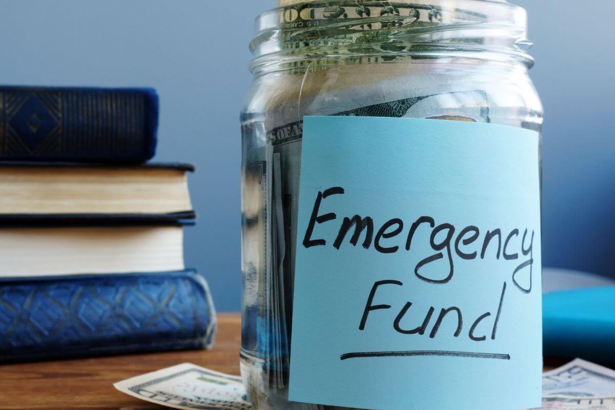 A picture of an emergency fund.