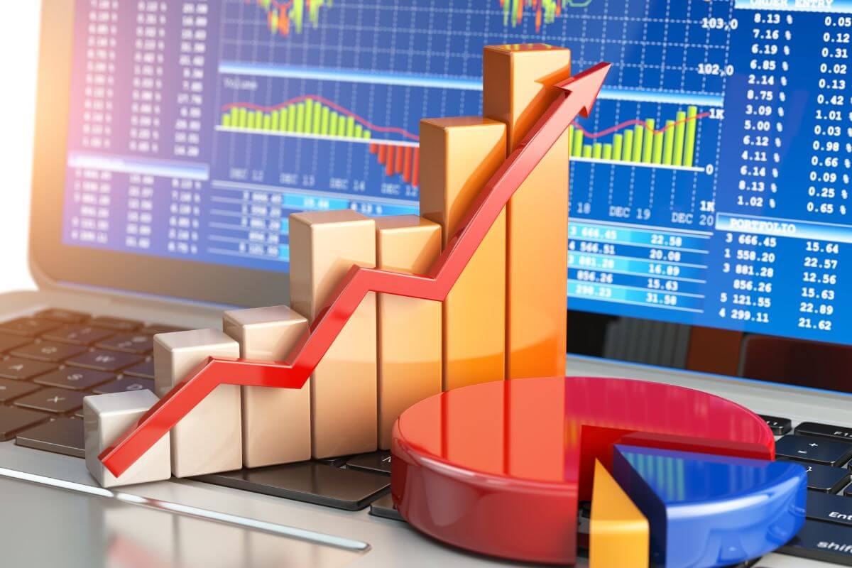 A picture shows an investing concept.