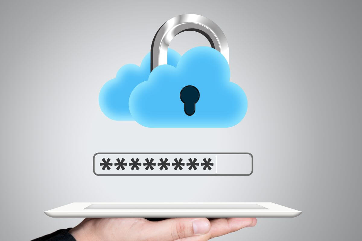 A picture of a cloud storage concept.