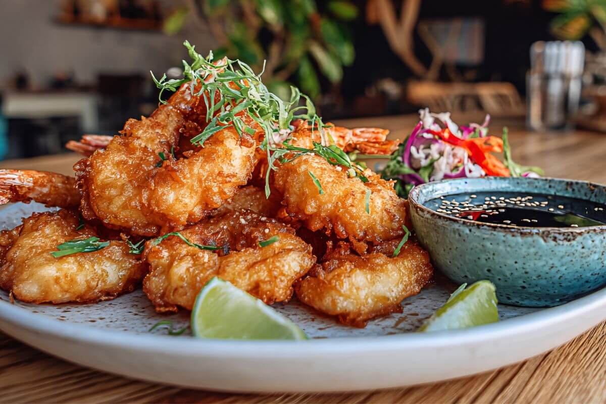A picture shows food on a plate.