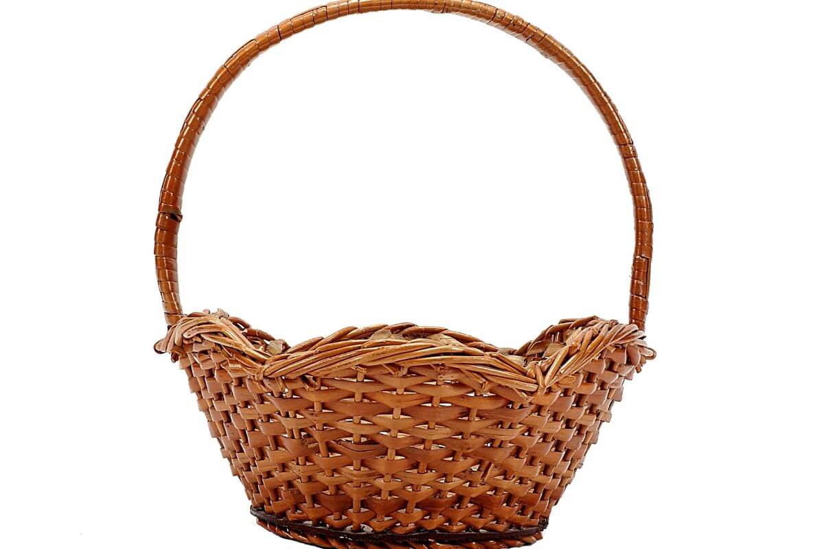 A picture shows a mini basket.