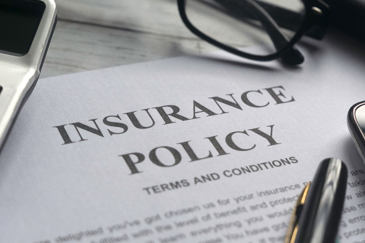 A picture of an insurance policy.