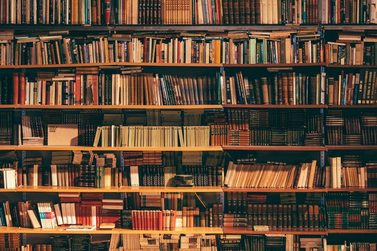 A picture of a library.