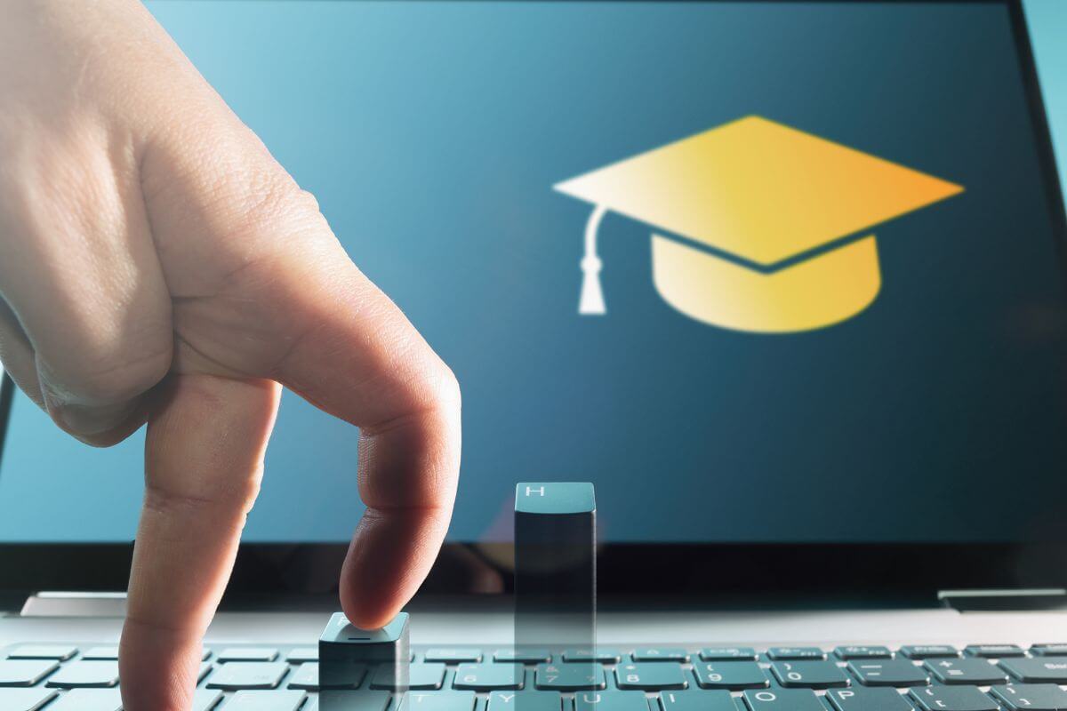 Une image d'un cours en ligne.