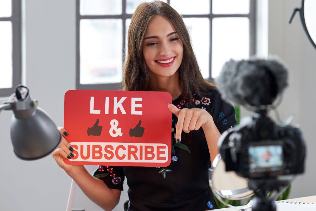 Une image d'un YouTuber.