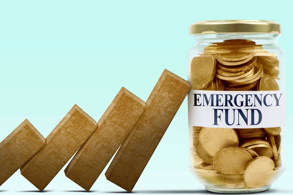 A picture of someone's emergency fund.