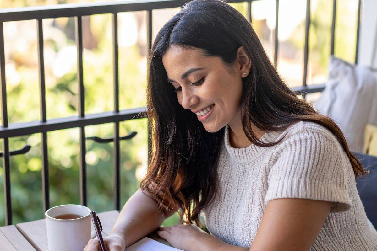 A picture of someone smiling.