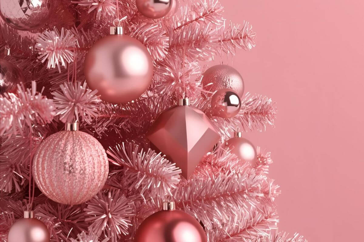 An image shows Christmas ornaments.