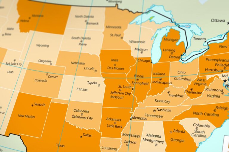 Featured image for MSN - 10 States To Live In Frugally As A Retiree.