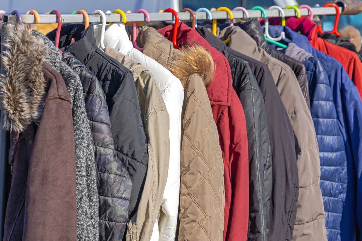 A picture shows display jackets.